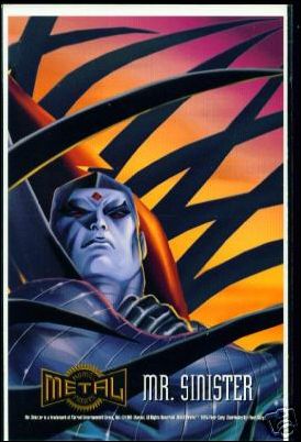 Marvel Metal (Metal Prints Subset) card 6 Mr. Sinister