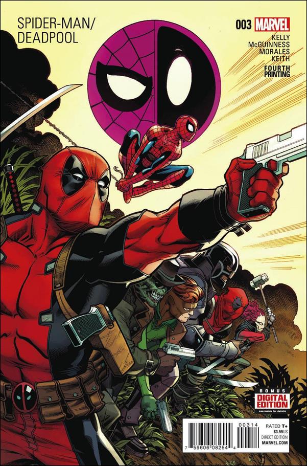 Spider-Man/Deadpool issue 3-F Ed McGuinness Cover (4th Printing)