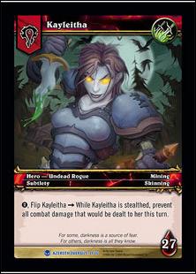 World of Warcraft: Heroes of Azeroth (Oversized Hero Subset) card 11 Kayleitha