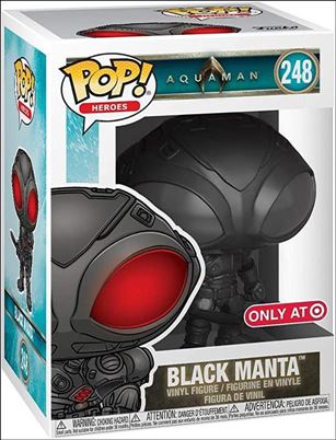 POP! Heroes figure 248-C Black Manta (Flat Black) Target