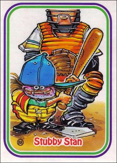 Awsome! All-Stars (Base Set) card 88-B Stubby Stan / Puzzle Back