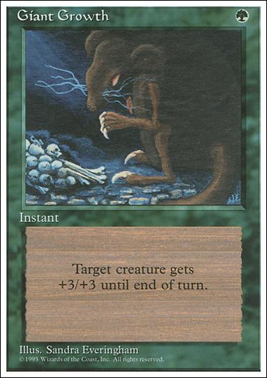 Magic the Gathering: 4th Edition (Base Set) card 248 Giant Growth