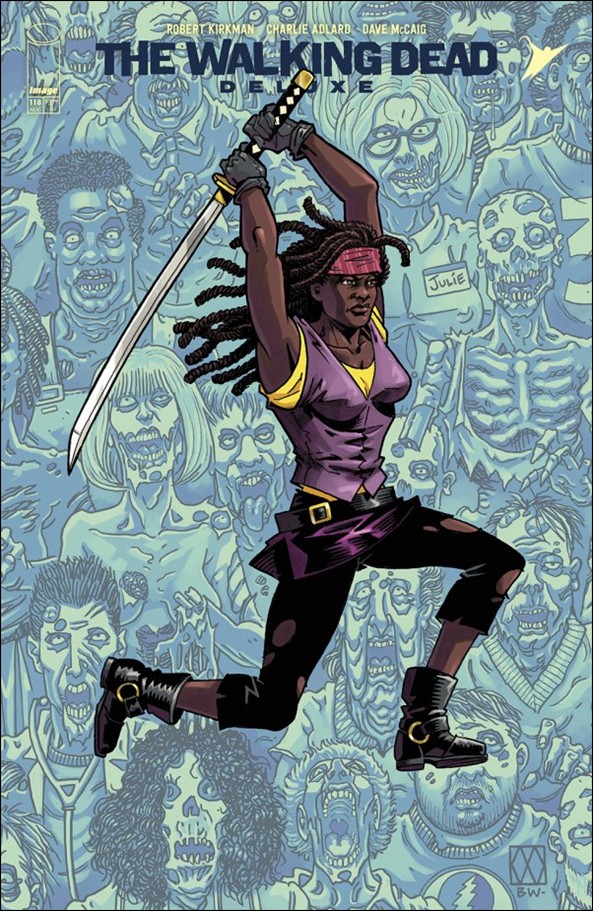 Walking Dead Deluxe issue 118-C Matt Wagner Connecting Cardstock Cover