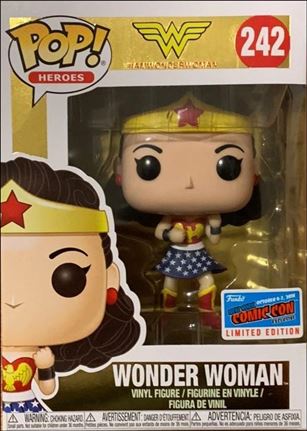 POP! Heroes figure 242 Wonder Woman (First Appearance) NYCC 2018
