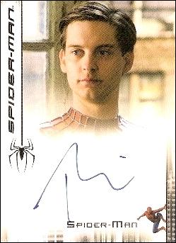 Spider-Man 3: The Movie (Autograph Subset)  card 15 Tobey Maquire as Spider-Man