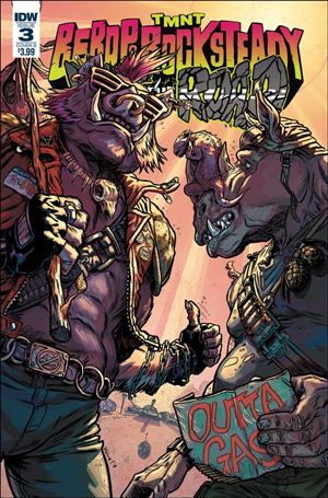Teenage Mutant Ninja Turtles: Bebop & Rocksteady Hit The Road issue 3-B Ryan Browne Cover