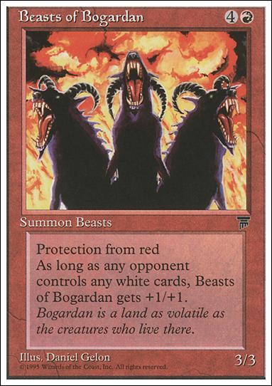Magic the Gathering: Chronicles (Base Set) card 45 Beasts of Bogardan