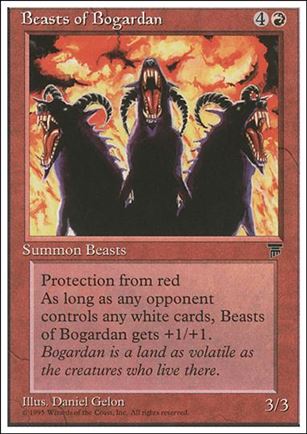 Magic the Gathering: Chronicles (Base Set) card 45 Beasts of Bogardan