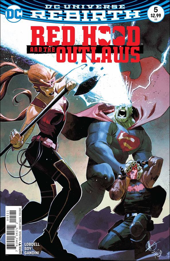 Red Hood and the Outlaws (2016) issue 5-B Matteo Scalera Cover