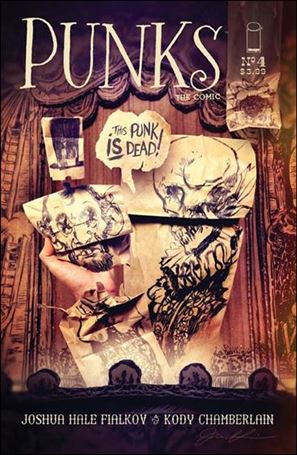 Punks: The Comic issue 4-B Joe Infurnari Cover