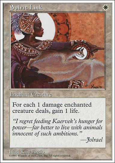 Magic the Gathering: 5th Edition (Base Set) card 64 Spirit Link