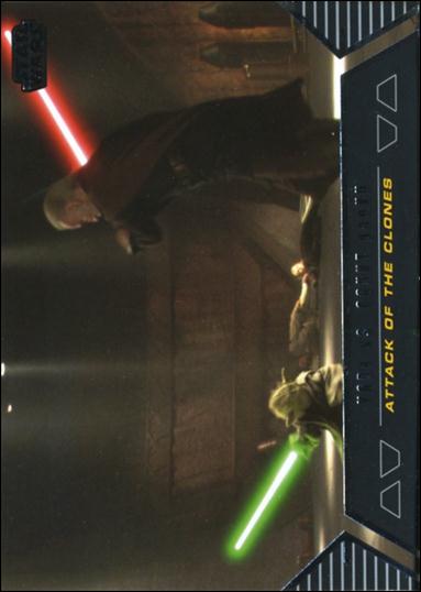 Star Wars Galactic Files (Duels of Fate Subset) card DF-3 Yoda vs. Count Dooku