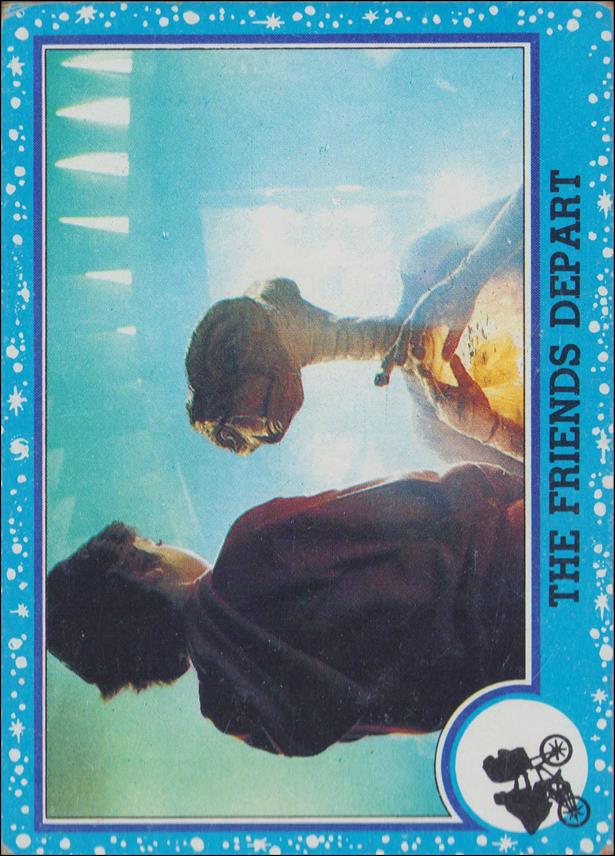 E.T. The Extra-Terrestrial (Base Set) card 75 The Friends Depart