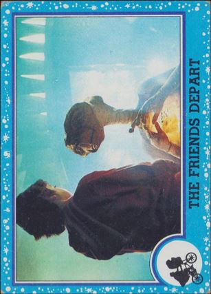E.T. The Extra-Terrestrial (Base Set) card 75 The Friends Depart