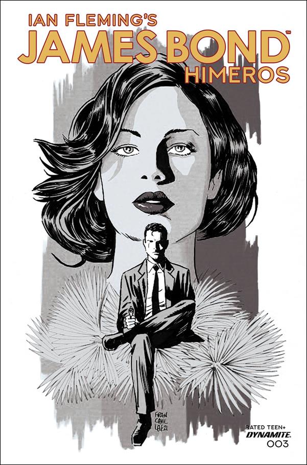 James Bond: Himeros issue 3-D Francesco Francavilla 1:10 Black & White Cover