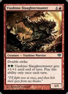 Magic the Gathering: Conflux (Base Set) card 73 Viashino Slaughtermaster