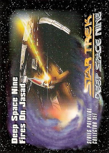Star Trek: Deep Space Nine Series Premiere (Base Set) card 42 Deep Space Nine Fires on Jasad