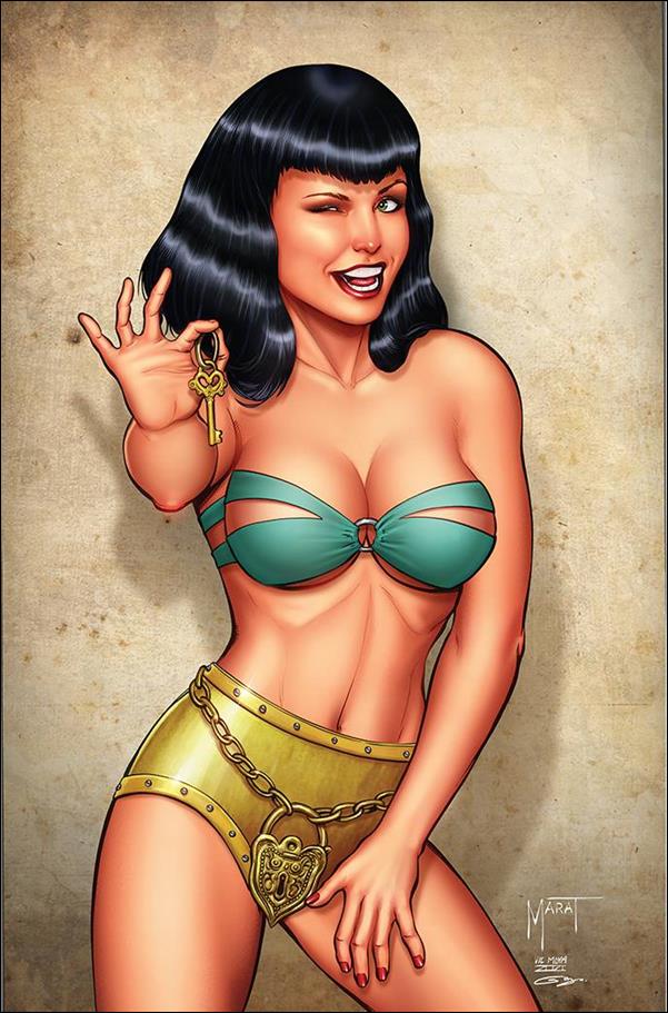 Bettie Page: The Curse of the Banshee issue 2-U Marat Mychaels Virgin Cover
