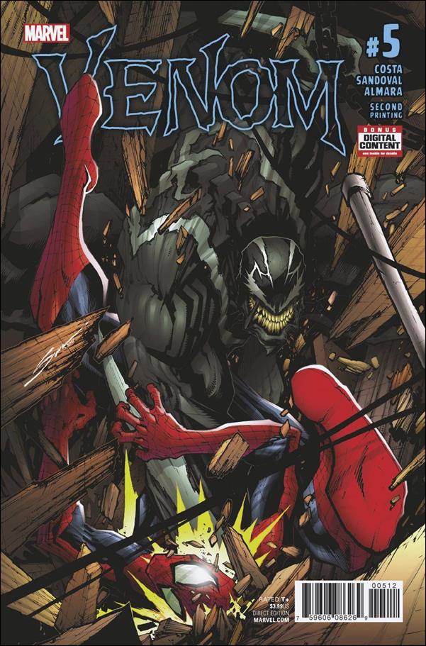 Venom (2017) issue 5-C Gerardo Sandoval Cover (2nd Printing)