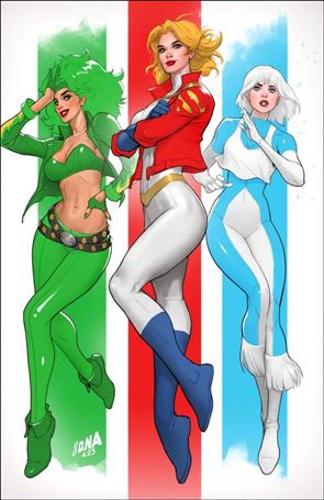 Power Girl Special issue 1-E David Nakayama Foil Cover