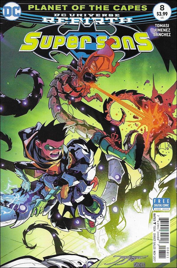 Super Sons issue 8 Jorge Jimenez Cover