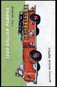 World on Wheels (Base Set) card 70 1500 Gallon Pumper, Fire Engine
