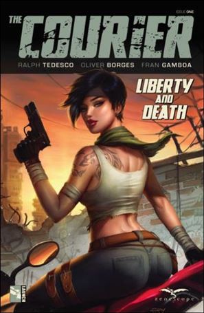 Courier: Liberty and Death issue 1-B Sun Khamunaki Cover