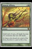Magic the Gathering: 9th Edition (Base Set) card 256 Natural Affinity