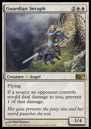 Magic the Gathering: 2010 Core Set (Base Set) card 13 Guardian Seraph