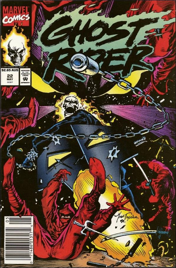 Ghost Rider (1990) issue 22-B Australian Price Cover