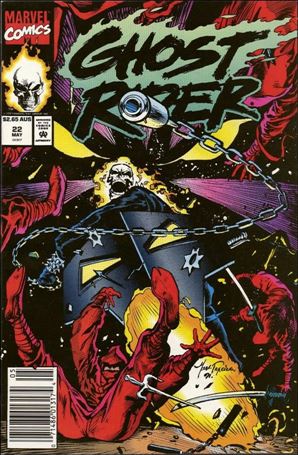Ghost Rider (1990) issue 22-B Australian Price Cover