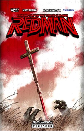 Redman issue 3-C Matt Frank Red Cover