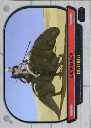 Star Wars Galactic Files (Base Set) card 307 Dewback Creatures