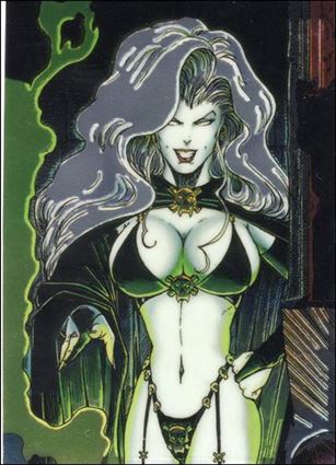 Evil Ernie Series II Chromium: Glow in the Dark (Base Set) card 18 Until Death They Do Part 
