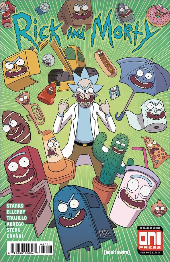 Rick and Morty (2015) issue 40 Marc Ellerby Cover