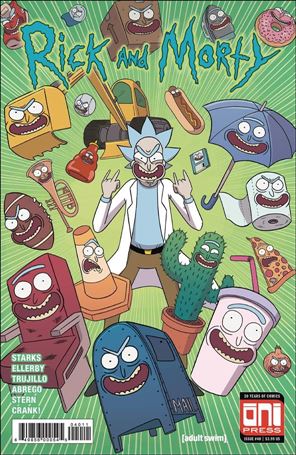 Rick and Morty (2015) issue 40 Marc Ellerby Cover