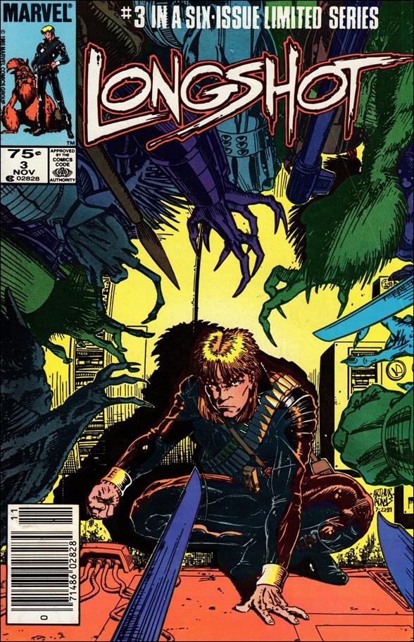 Longshot (1985) issue 3-B Newsstand Cover