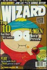 Wizard: The Comics Magazine issue 80-C South Park Cover Polybagged with Stickers