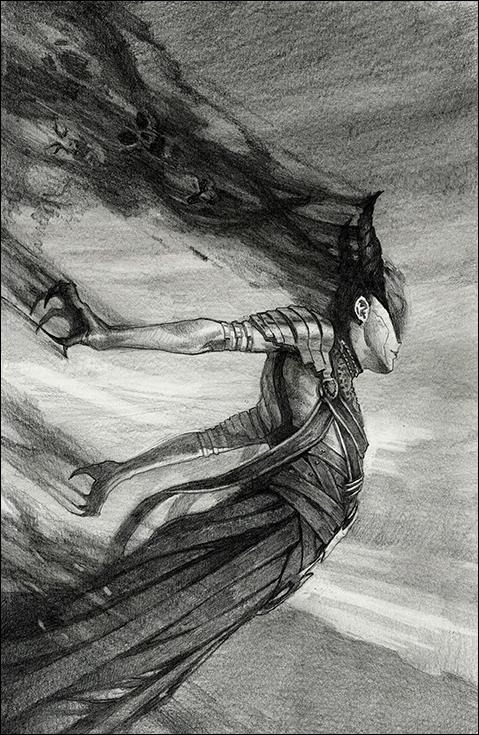 Magic issue 6-F E.M. Gist Unbagged Hidden Spark B&W Virgin Cover
