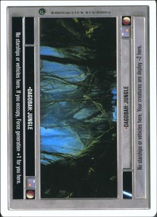 Star Wars: Dagobah Revised (Base Set) card 174 Dagobah: Jungle