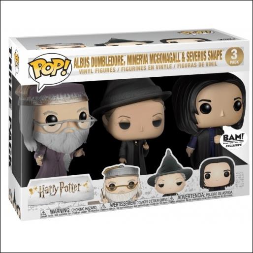 Pop! Harry Potter Multi-Packs figure nn6 Dumbledore, McGonagall & Snape (BAM! Exclusive)
