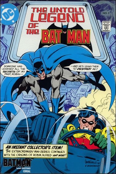 Untold Legend of the Batman issue 2-D Batman Cereal Mail-In MiniComic w/ Cardstock Cover