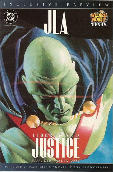 JLA: Liberty and Justice Preview Book issue 1-E Wizard World Texas Martian Manhunter Cover
