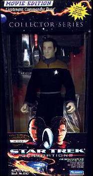 Star Trek: Generations 9" Collector's Series Edition Action Figures figure 3 Lieutenant Commander Data