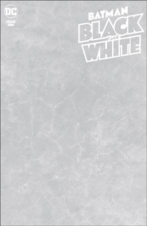 Batman Black and White (2021) issue 1-D Blank/Sketch Cover