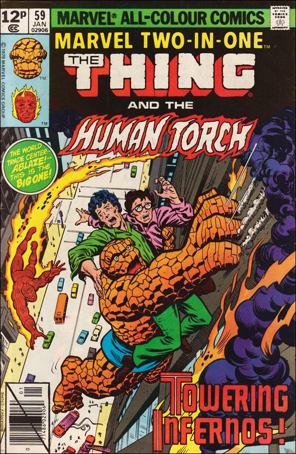 Marvel Two-in-One (1974) issue 59-B UK Price Cover