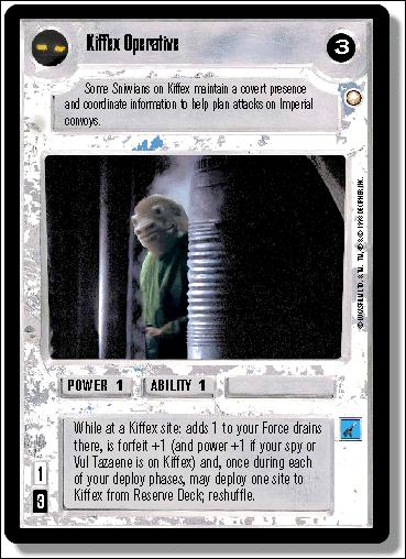 Star Wars: Special Edition Limited (Base Set) card 176 Kiffex Operative