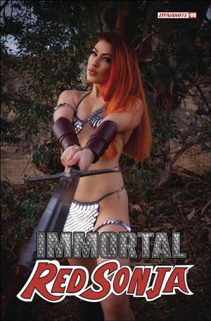 Immortal Red Sonja issue 9-E Cosplay Photo Cover