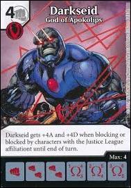 DC Comics Dice Masters Justice League  card 4 Darkseid: God of Apokolips