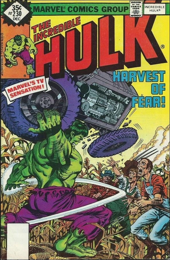 Incredible Hulk (1968) issue 230-B Whitman Cover